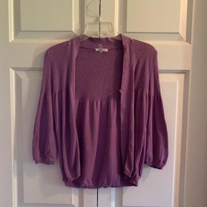 Aeropostale Purple Cardigan